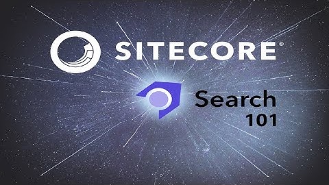 Sitecore Search 101 - PGHSUG