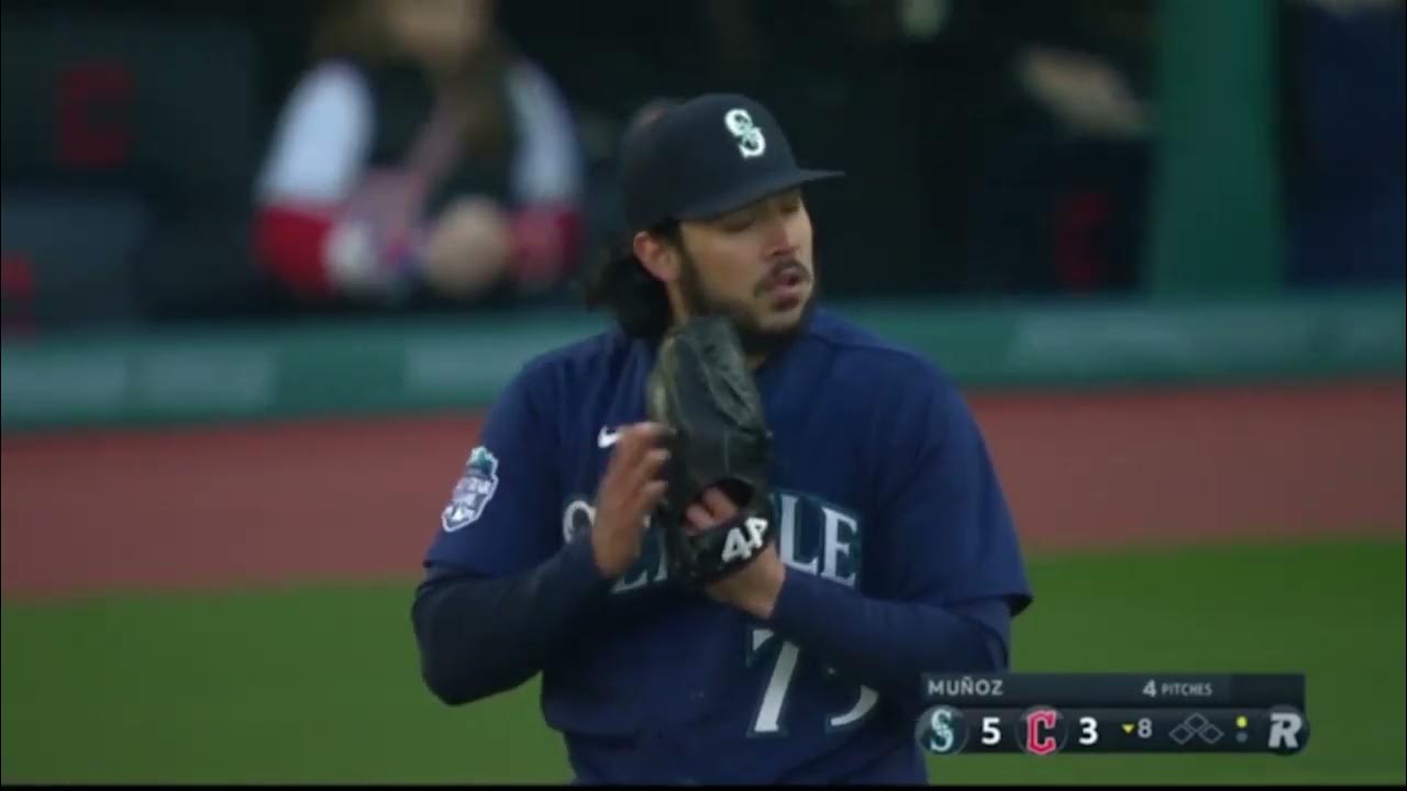 ANDRES MUÑOZ, MARINERS VS GUARDIANS 07 ABRIL 2023 YouTube