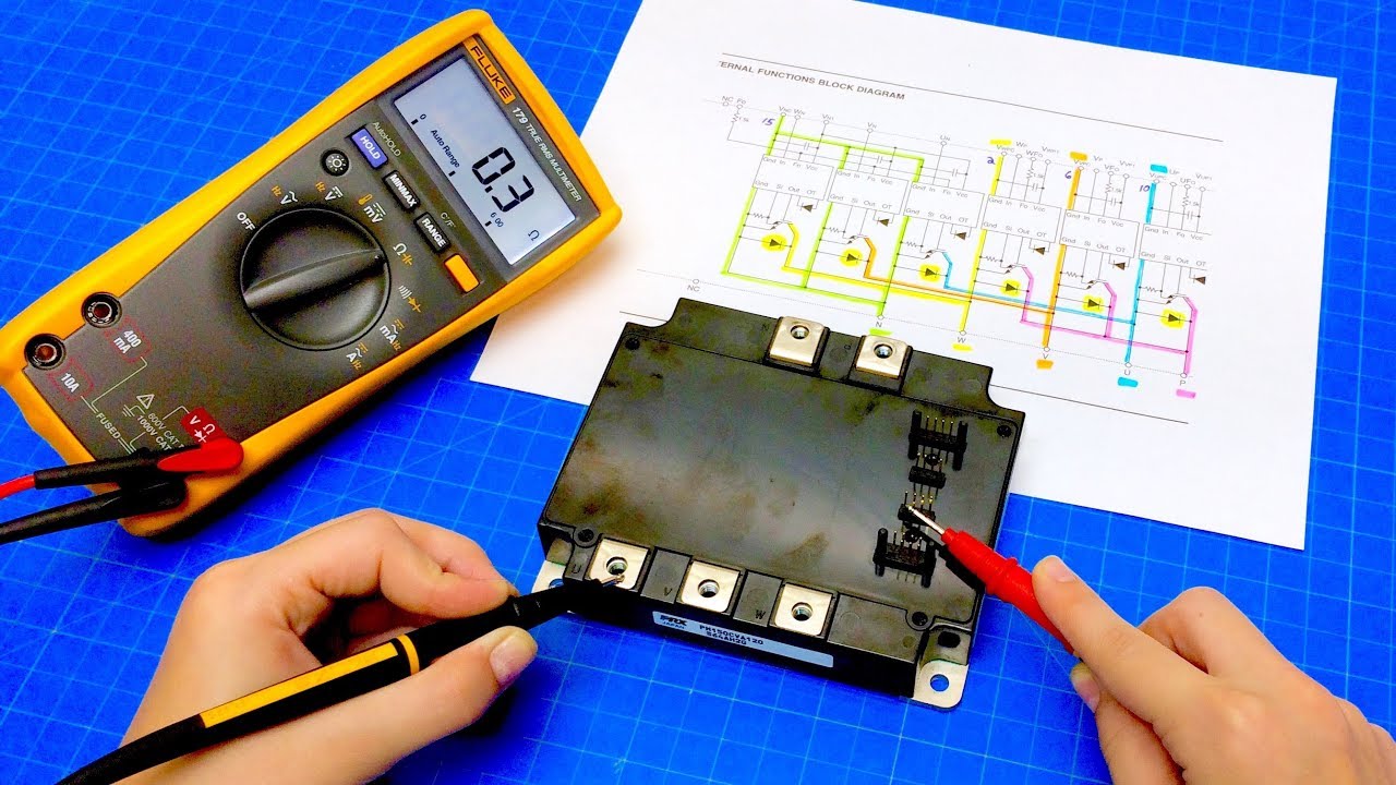 How to Test IPM IGBT  Diode Gate  Junction with DMM 6 