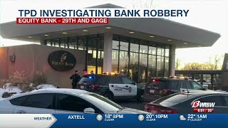 TPD in search of man who robbed a Topeka bank Monday evening