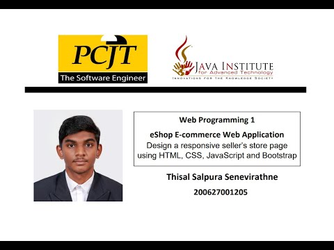 Web Project Task 15 | Create a Ecommerce Web Application | Java Institute