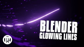 Abstract Glowing Lines Tutorial in Blender 2.9 Eevee