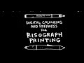 Digital Colouring and Prepress for Risograph Printing