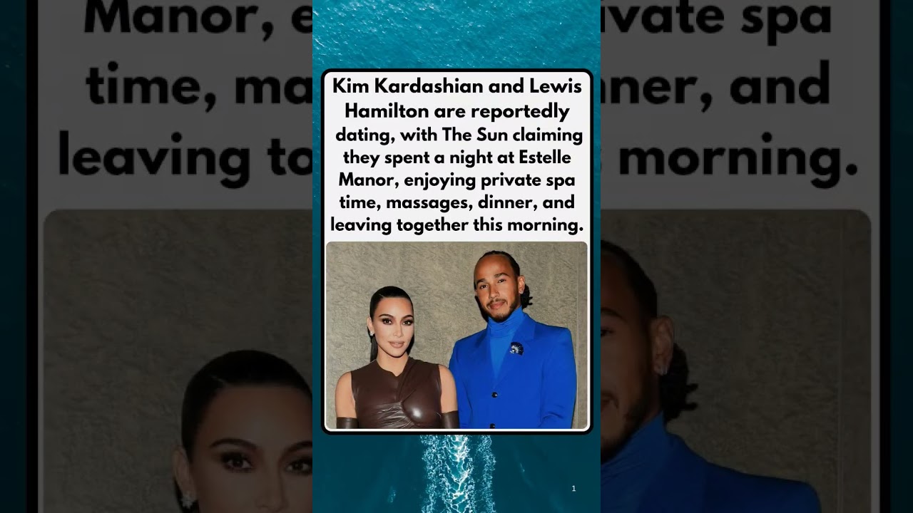 Kim Kardashian & Lewis Hamilton Spark Dating Rumors After Secret Spa Night at Estelle Manor 💕🏁