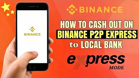 How to CASH OUT crypto on Binance P2P EXPRESS mode to Local Bank | App Tutorial