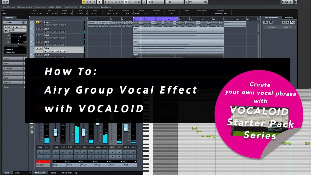 How To: Airy Group Vocal Effect with VOCALOID4 Library CYBER