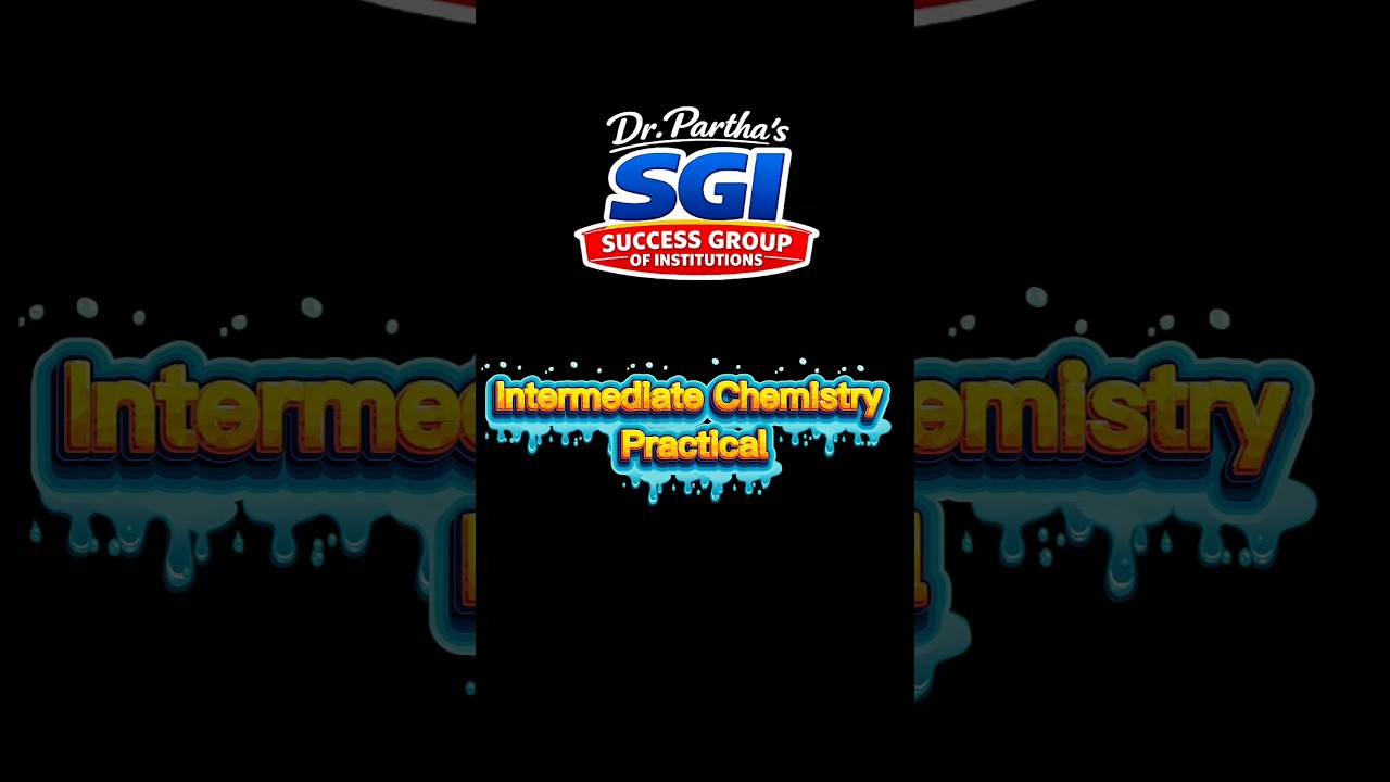 Intermediate T.G Chemistry Practical 