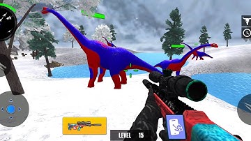 Real Dinosaur Hunter 3D: Wild Animal Hunting Games - Android Gameplay #12