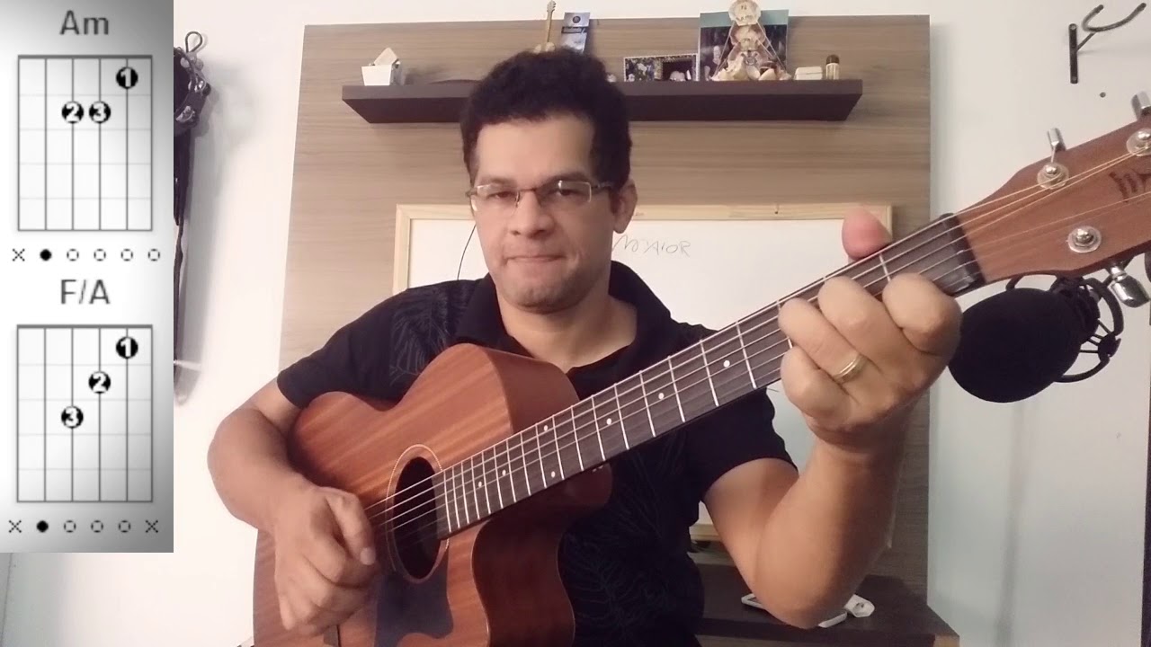 Galileu Fernandinho como tocar no violão...tom lá menor Am