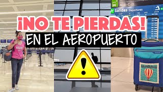 ¡No te pierdas en el aeropuerto!