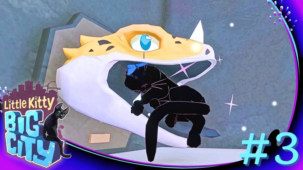 On dort dans la bouche du gecku ! - Little Kitty, Big City ep 3 - VF