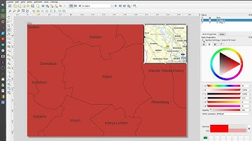#46 QGIS - Overview in an altas print layout