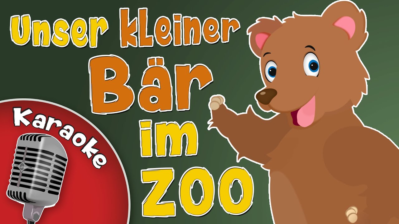 Unser kleiner Bär im Zoo Instrumental • Karaoke Kinderlieder deutsch