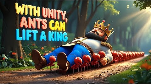 The Ants Who Lifted a King | Moral story of Small Creations, Big Hearts, and the Power of Unity