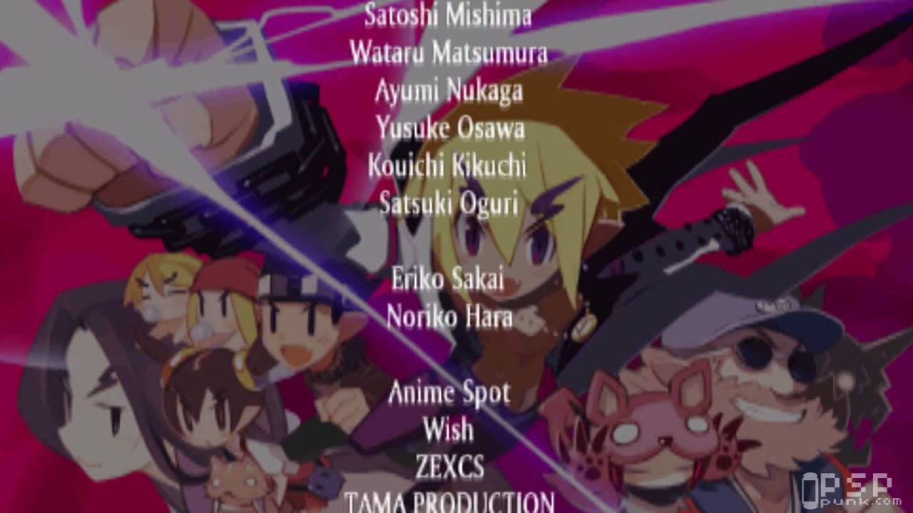 Disgaea 2 Dark Hero Days -PSP- Axel Mode :: End Game Credits [HD]