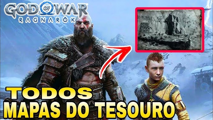 GOD OF WAR  TODOS OS MAPAS DE TESOURO (E SOLUÇÕES) 