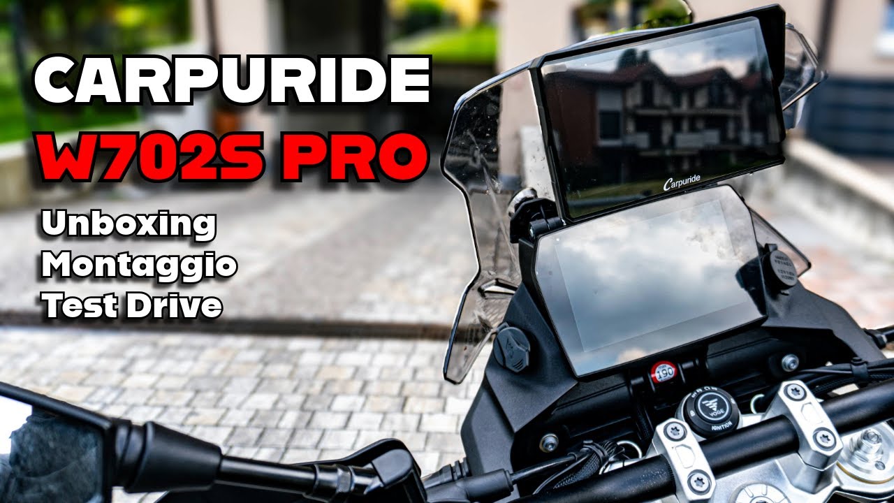 Nuovo Carpuride W702S Pro - Unboxing, Montaggio e Test Drive