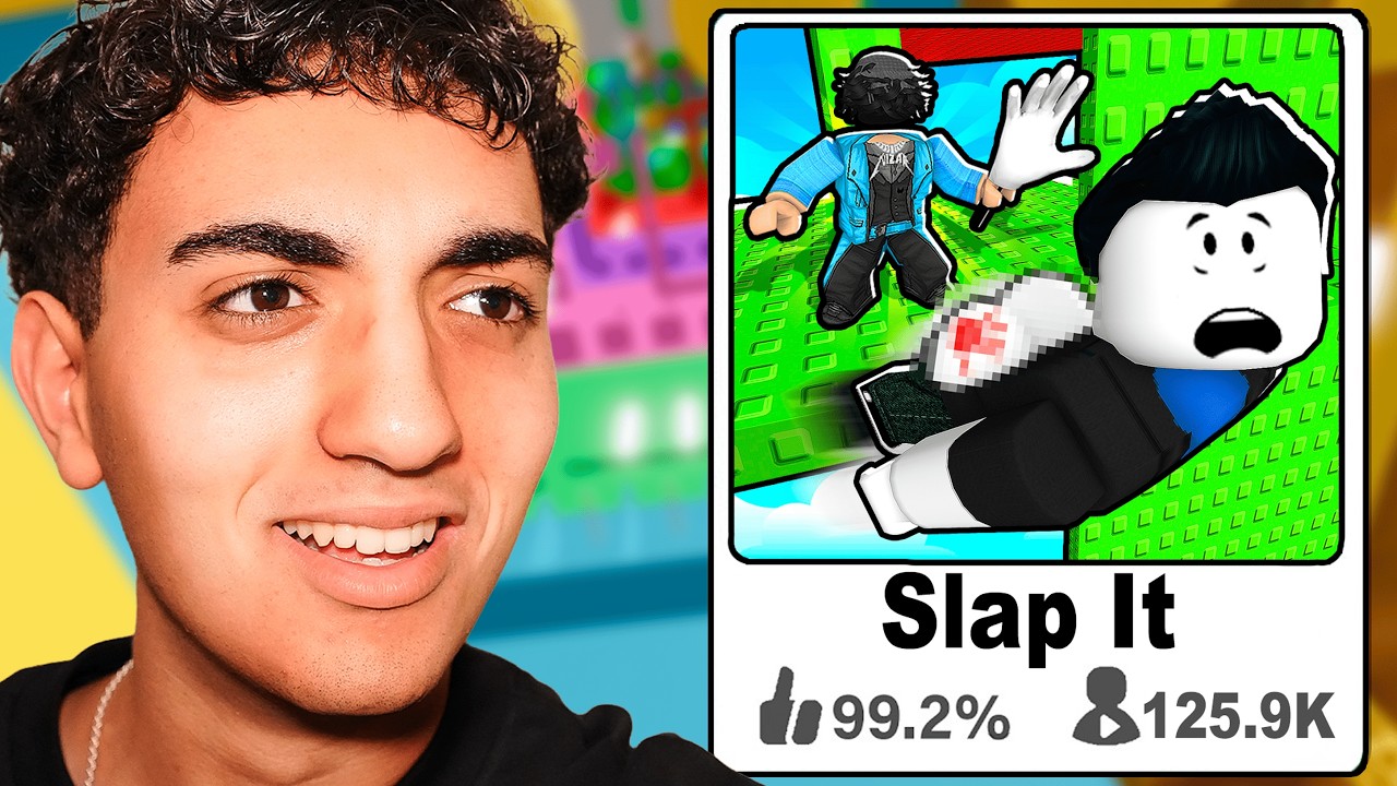 Defeating the WEIRDEST Slap Tower Ever.. (bad idea)