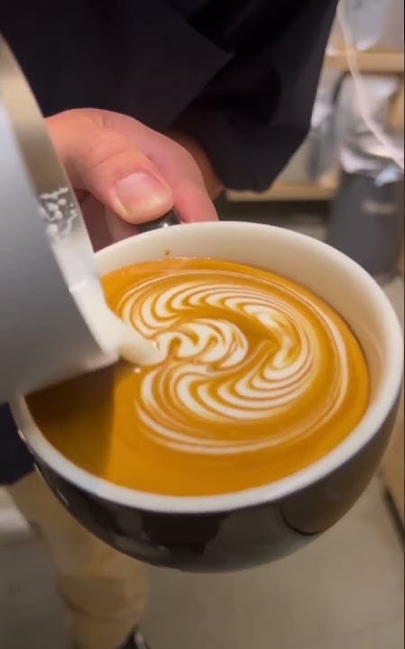 How To Be Make Perfect Latte Art swan 🦢🔥 #shorts #story #coffee #art ...