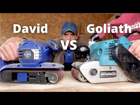 Lux BAS 850 VS Makita 9403 Does the little Belt sander stand a chance?