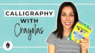 Beginner's Guide To Doing Calligraphy With A Crayola Marker