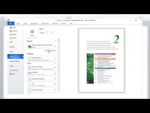 Laser Printer - Print - Advanced Print Function (Part 2) - Overlay / Stamp Composition
