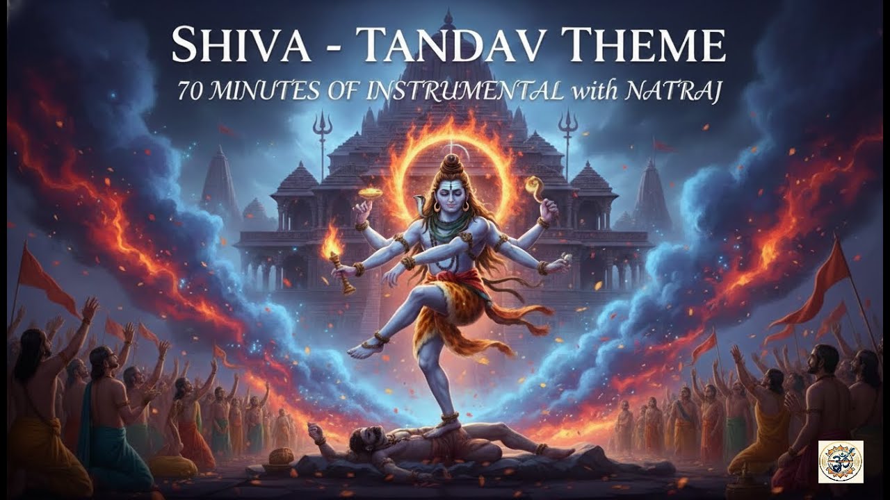WARNING: This Shiva Tandav Instrumental Is Not Calm 🔥 70 Minutes of Raw Cosmic Energy