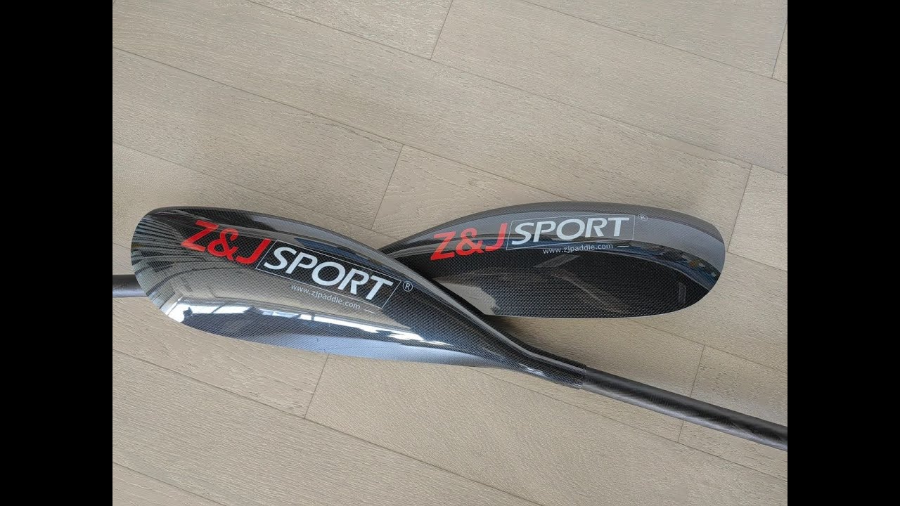 How to adjust the length of ZJ kayak paddle YouTube