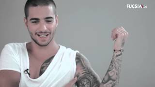 Video thumbnail of "Maluma y un recorrido por cada uno de sus tatuajes"