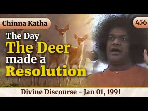Chinna Katha | 456 - Story of the Deer and the Barking Dog | Sri Sathya Sai Speaks | Jan 01, 1991