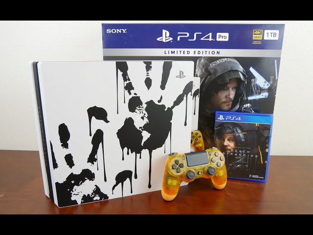 PS4 Pro Limited Edition Death Stranding Bundlew/ 3 Games 