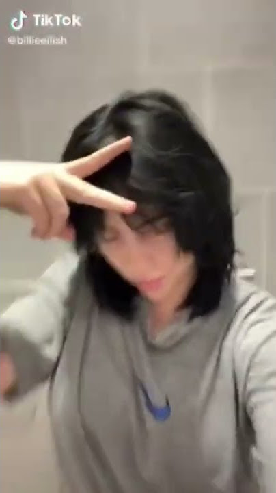 billie eilish in the bathroom