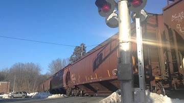 NS Ex UP SD90MAC Gives Nice Hornshow