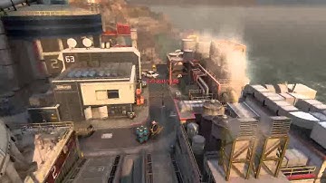 First Blood Combat Axe Across the Map on Meltdown (omg its gary c)(Black Ops 2)