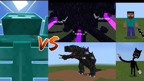 Wither Storm defeated?! Witherzilla Vs Strong Bosses - Minecraft Mob Battle