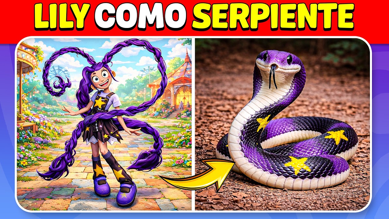 POPPY PLAYTIME 5 como SERPIENTES 🐍🧸 Quiz adivina la voz: Siesta de Gato, Protótipo, Huggy Wuggy 🎮