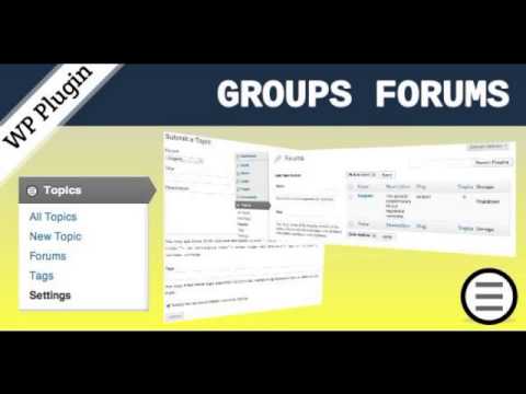 Preview Groups Forums WordPress