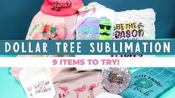 Dollar Tree Sublimation Items: 9 Things to Sublimate