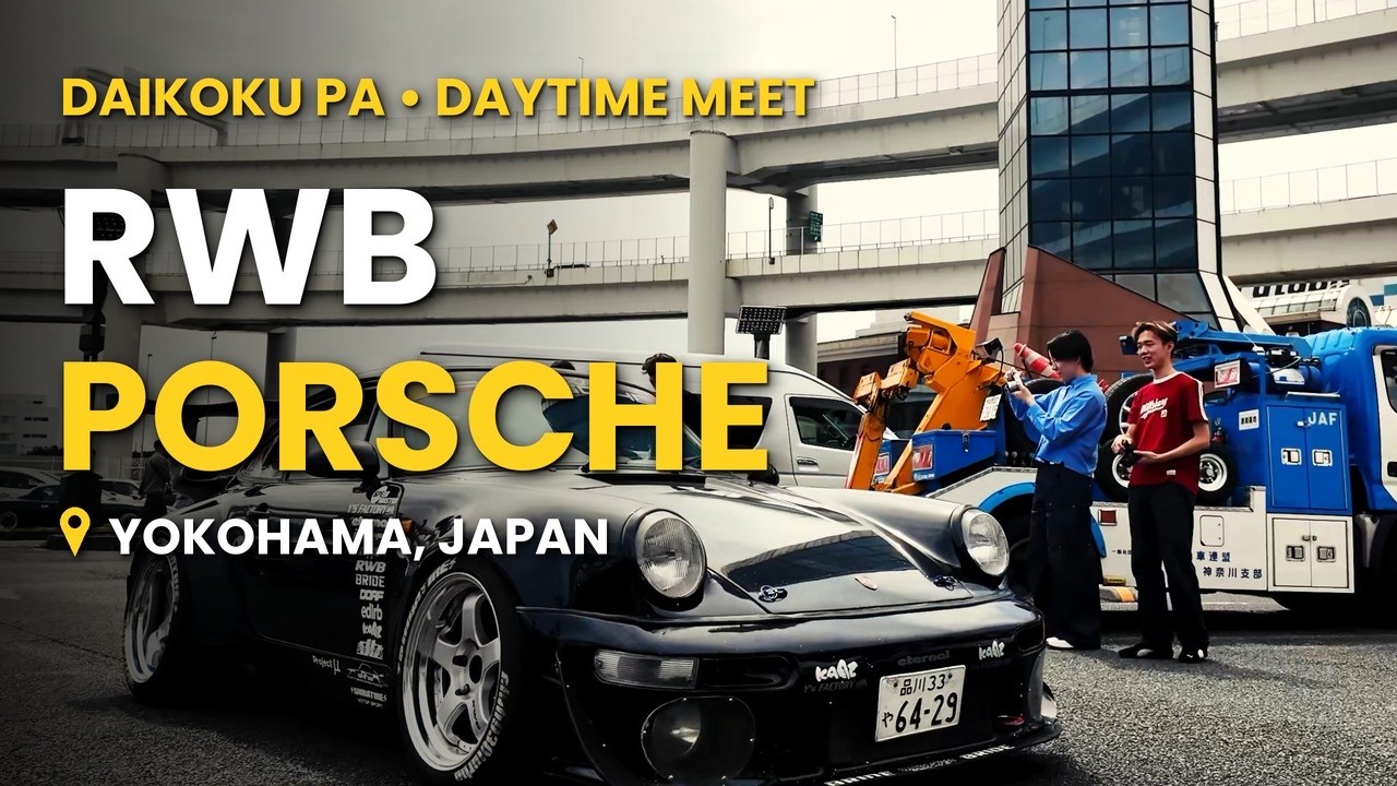 Daikoku in Daylight: RWB 911, a Race-Built R35 and a Ferrari-Lit NSX