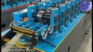 High Speed Corner Type Frame Roll Forming Line