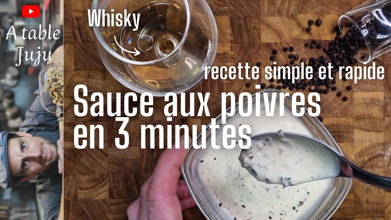 sauce aux poivres en 3 minutes YouTube