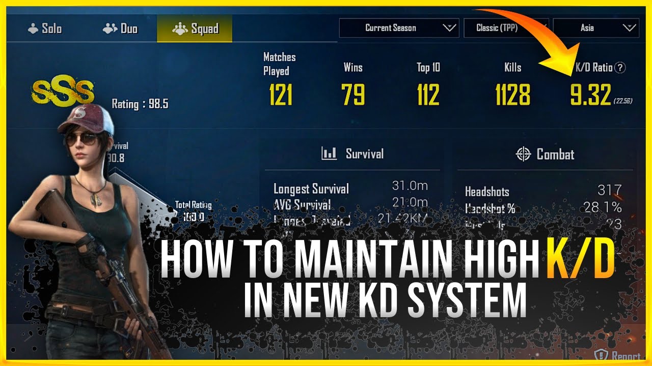 HOW TO MAINTAIN HIGH KD RATIO AFTER THIS NEW UPDATE NEW KD RATIO