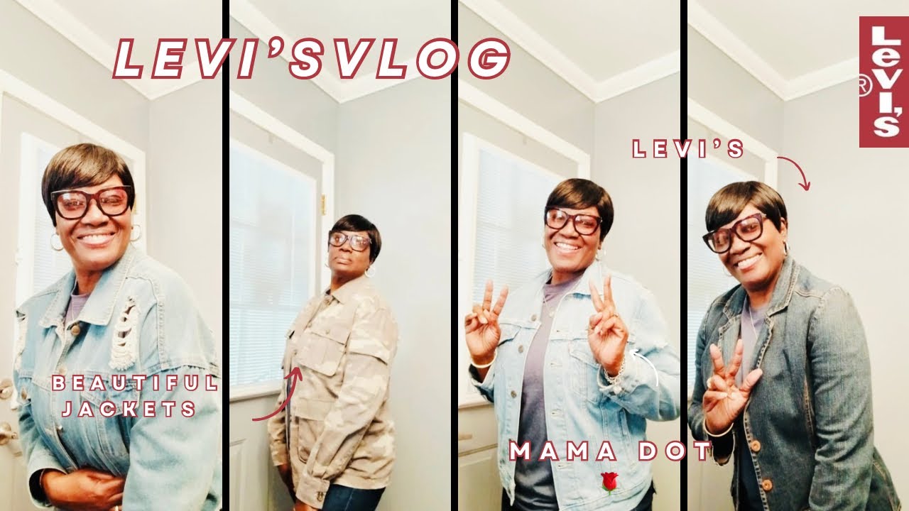 Vlog ✨ LEVI’S Jackets Try on haul! 