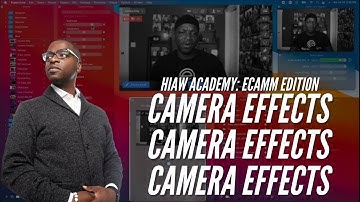 LEARN HOW TO SETUP AND USE CAMERA EFFECTS IN YOUR LIVESTREAM | HIAW Academy: Ecamm Edition