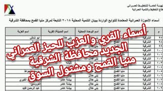 كما وعدتكم بنشر أسماء القري في الكردون الجديد