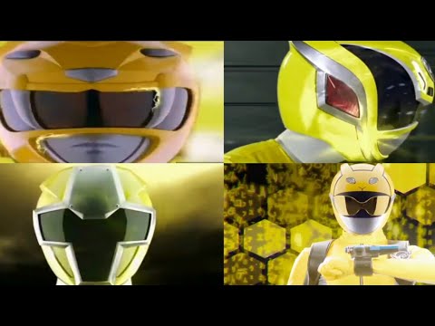 Power Rangers All Forever Yellow - (Mighty Morphin - Beast Morphers)