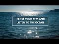 Close your eyes and listen to the ocean 🌊✨