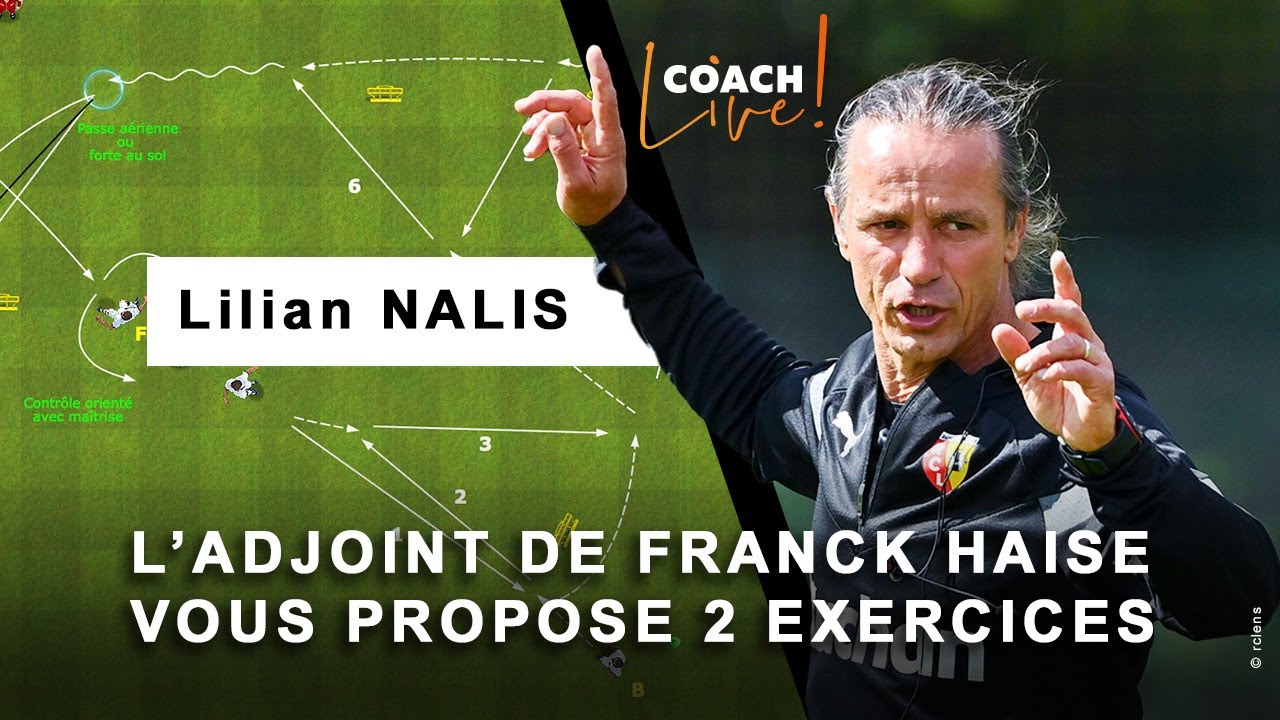 Lilian Nalis (ex-RC Lens) partage deux exercices d’entraînement pro ⚽ | Coach Live