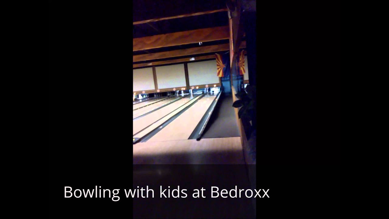 Bowling with my kids at Bedroxx