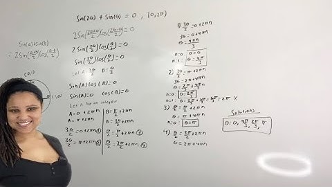 Using Sum-to-Product Identities to Solve Trig Equations (MathAngel369)
